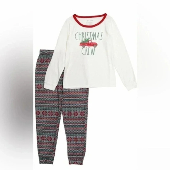 Christmas pajamas RAE DUNN Mom Christmas Crew Neck PJ Set - Picture 3 of 3